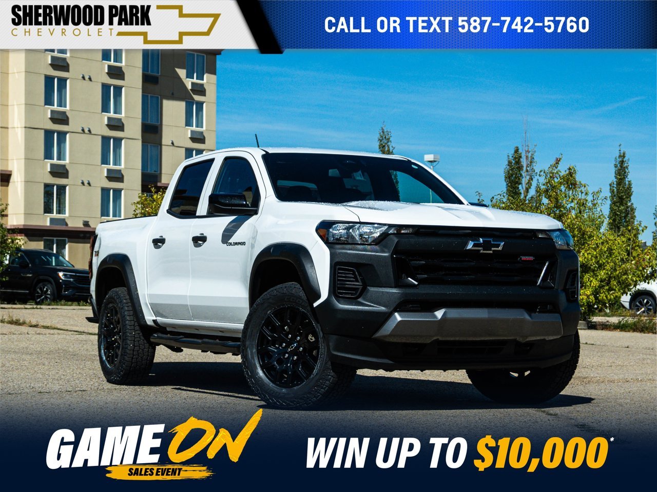 2024 Chevrolet Colorado 4WD Crew Cab Trail Boss White Sherwood Park - photo #0