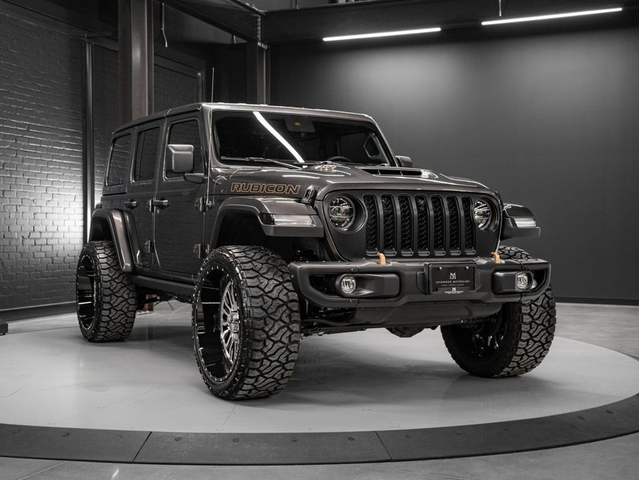 2021 Jeep Wrangler Unlimited Rubicon 392 | 6.4 L V8 | XFX-301 24x14-76 Wheels & Venom RT Tires 35x12.5R24 Grey