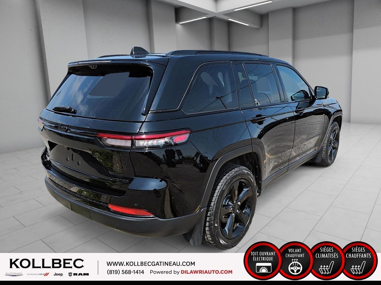 2023 JEEP GRAND CHEROKEE 26561 | Limited 4x4 Black Gatineau - photo #13