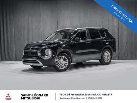 Mitsubishi Outlander SE AWD APPLE CARPLAY CAMERA DE RECUL 2024 Noir