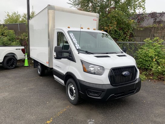 Ford Transit fourgon tronqué T-350 PA 138 po PNBV de 9 500 lb RARS 2024 Blanc