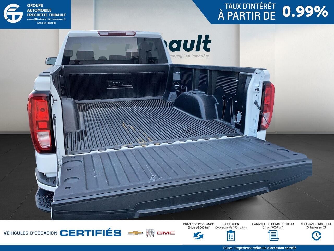 GMC SIERRA 150 AT4 cabine multiplace 4RM 157 po 2024 Blanc Montmagny - photo #6