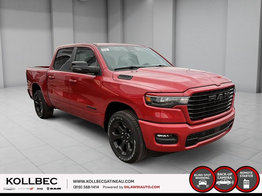 RAM 1500 Sport cabine d'équipe 4x4 caisse de 5 pi 7 po 2026 Couche nacrée rouge fondu