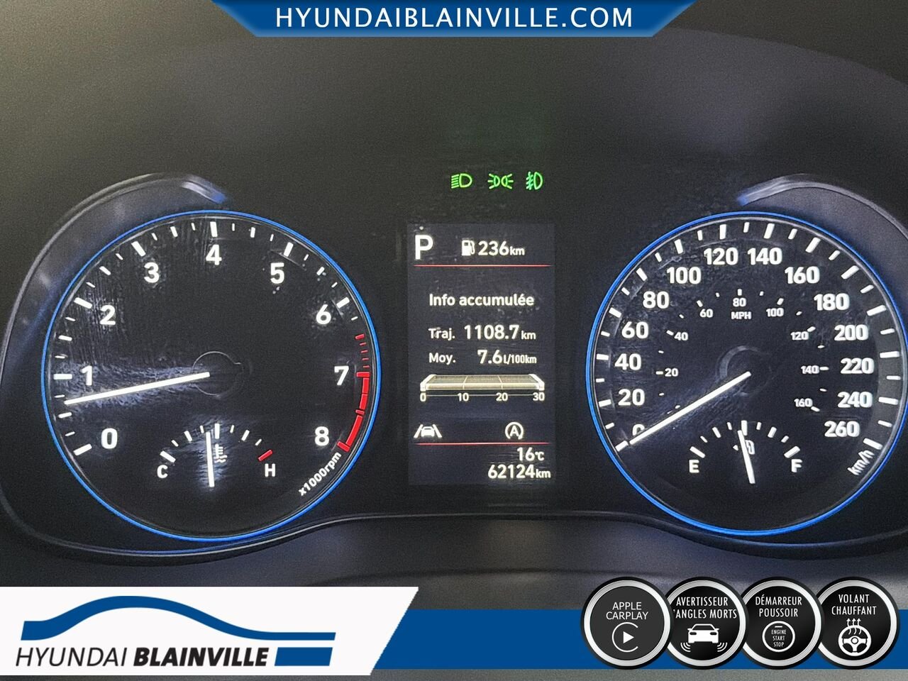 2022 Hyundai Kona Green Blainville - photo #10