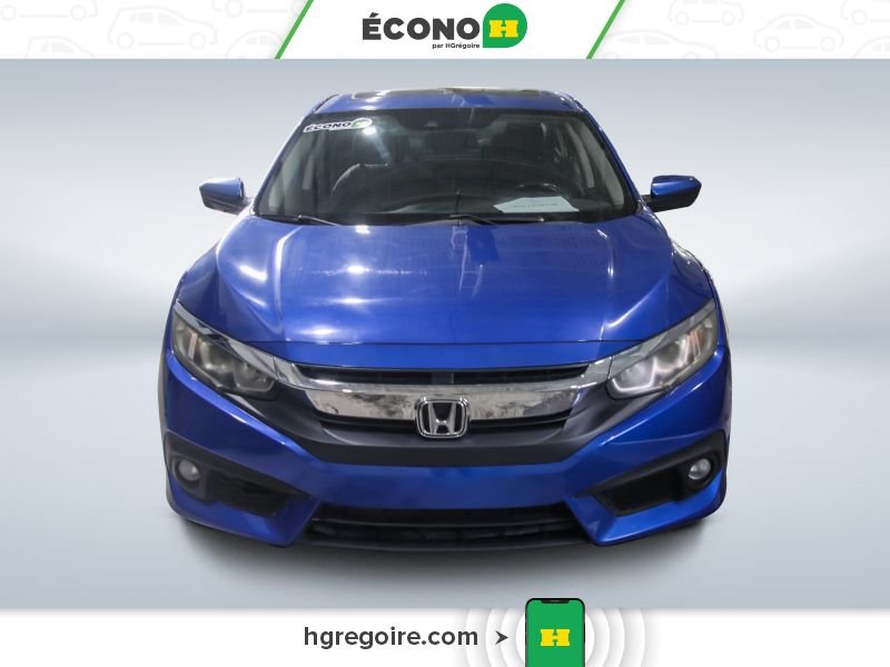 2016 Honda Civic Blue Saint-Eustache - photo #1