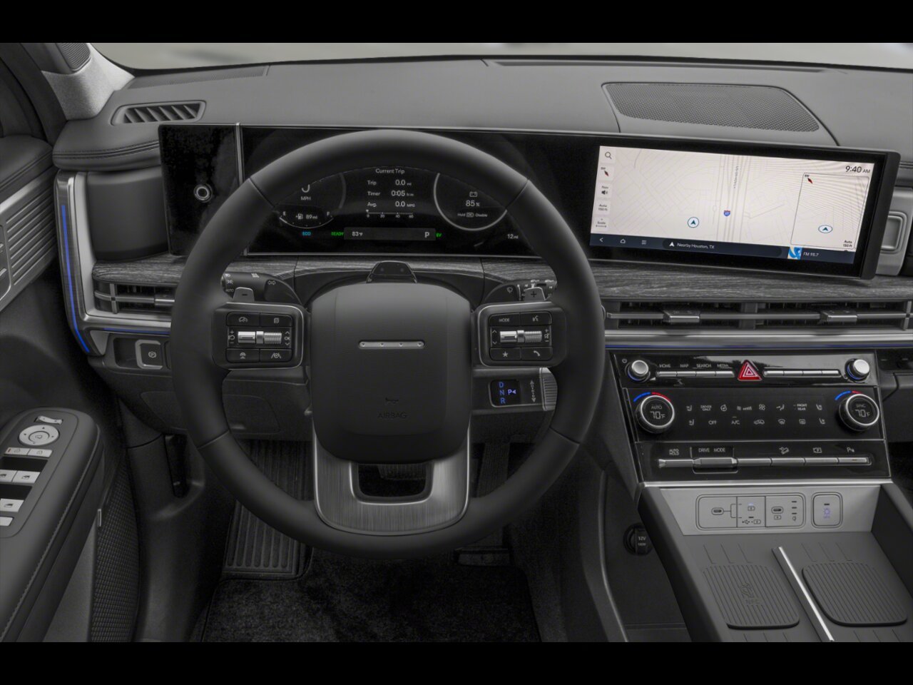 2027 Hyundai Santa Fe Hybrid Abyss Black Gatineau - photo #6