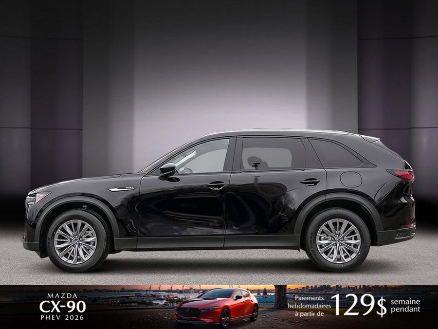 Mazda CX-90 hybride rechargeable 2026 2026 Noir de jais mica