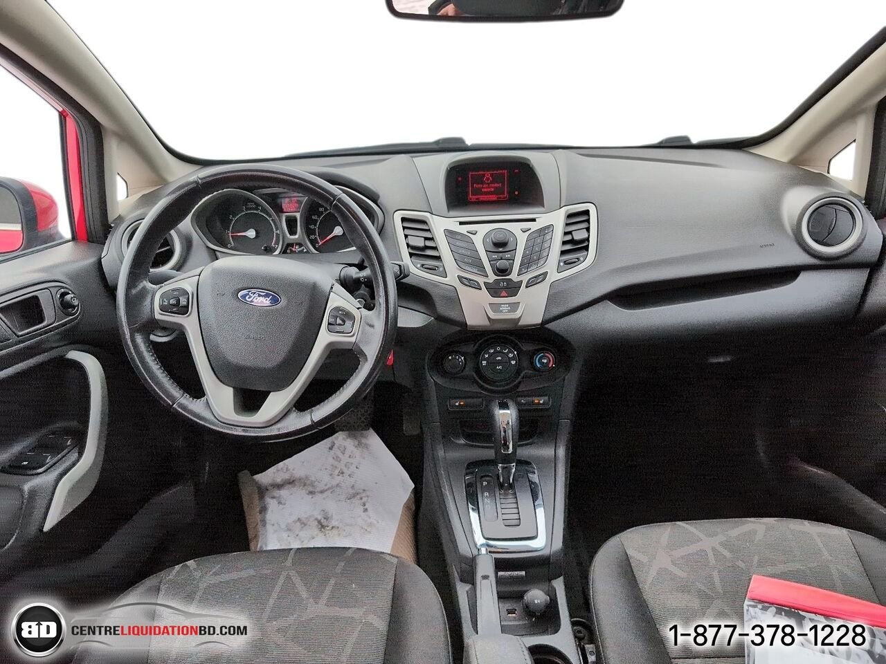 Ford Fiesta TITANIUM AUTOMATIQUE SIEGES CHAUFFANTS (BAS KM) | BD0131 2013 Rouge Granby - photo #15