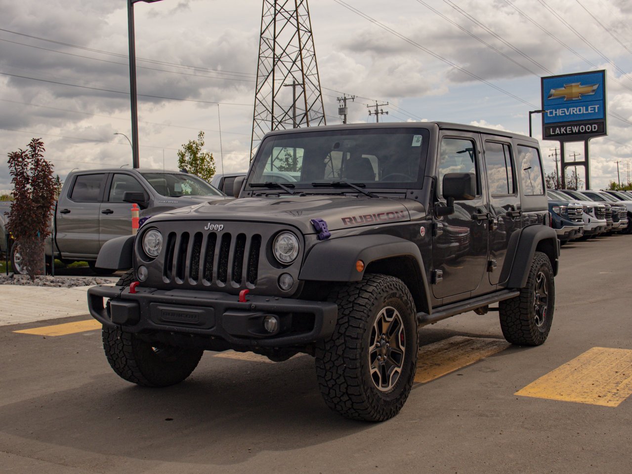 2017 Jeep Wrangler Unlimited 4WD 4dr Rubicon Grey Sherwood Park - photo #3