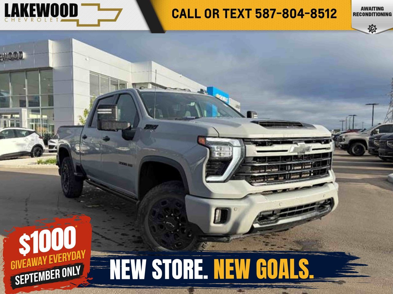 2024 Chevrolet Silverado 3500HD 4WD Crew Cab 159 LTZ Grey Sherwood Park - photo #0