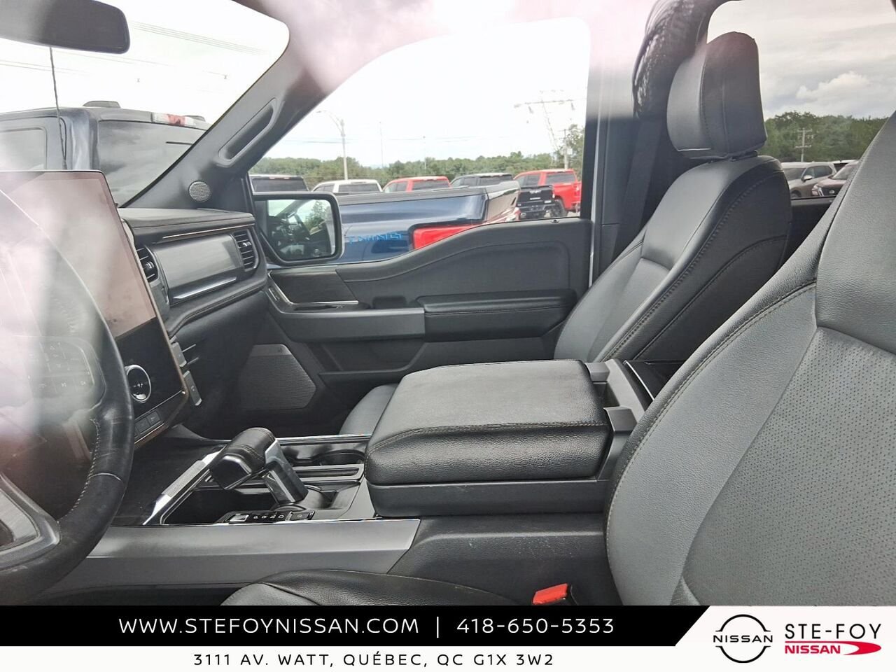 Ford F-150 Lightning LARIAT LONG RANGE 2024 Blanc Ste-Foy - photo #2