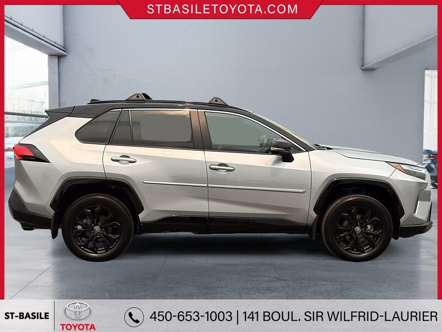 2023 TOYOTA RAV4 Hybrid 2023 Silver Sky Metallic with Black Roof