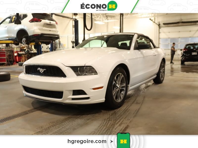 Ford Mustang 2014 Blanc Laval - photo #2