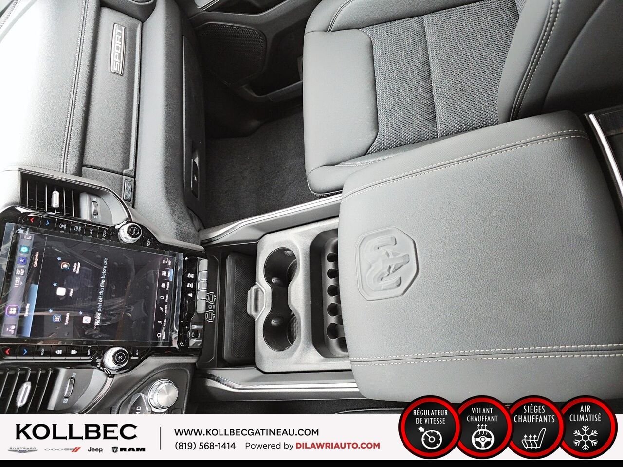 2026 RAM 1500 261440 | Sport cabine d'équipe 4x4 caisse de 5 pi 7 po Granite Crystal Metallic Gatineau - photo #27