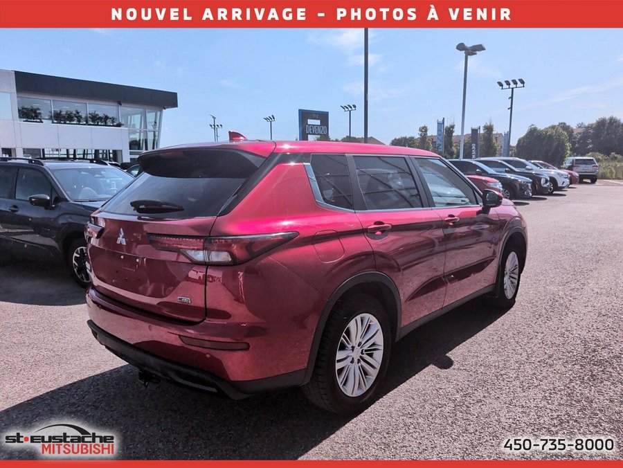 Mitsubishi Outlander ES S-AWC-BANC CHAUFFANT-CAMERA DE RECUL-CARPLAY/ANDROID AUTO 2024 Rouge