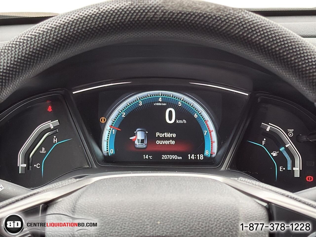 Honda Civic Hayon LX 5 portes BM | BD0398A 2017 Noir Granby - photo #15