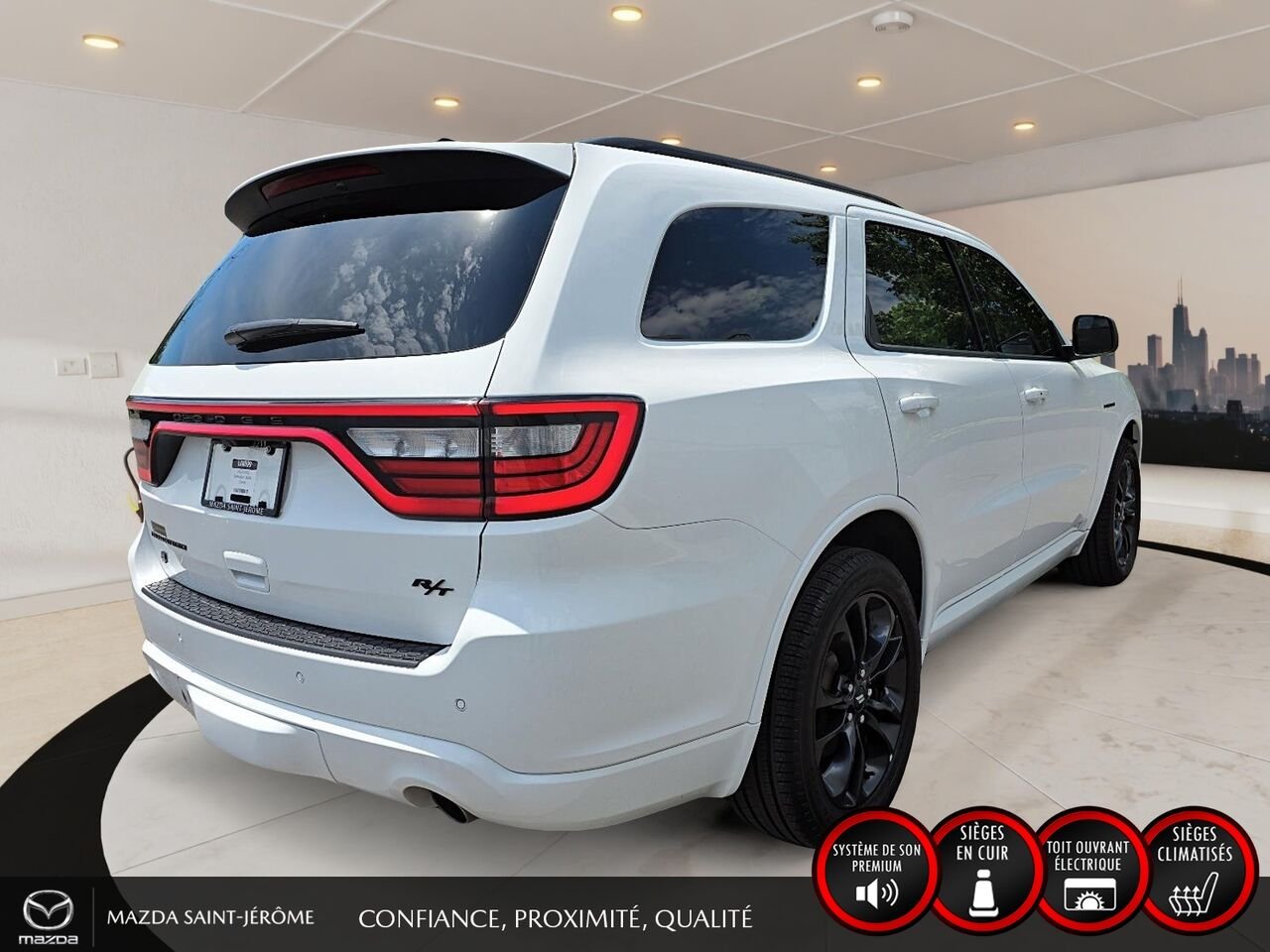 Dodge Durango R/T | BLACK TOP | GROUPE REMORQUAGE | TOIT OUVRANT | 2025 Blanc Saint-Jérôme - photo #5