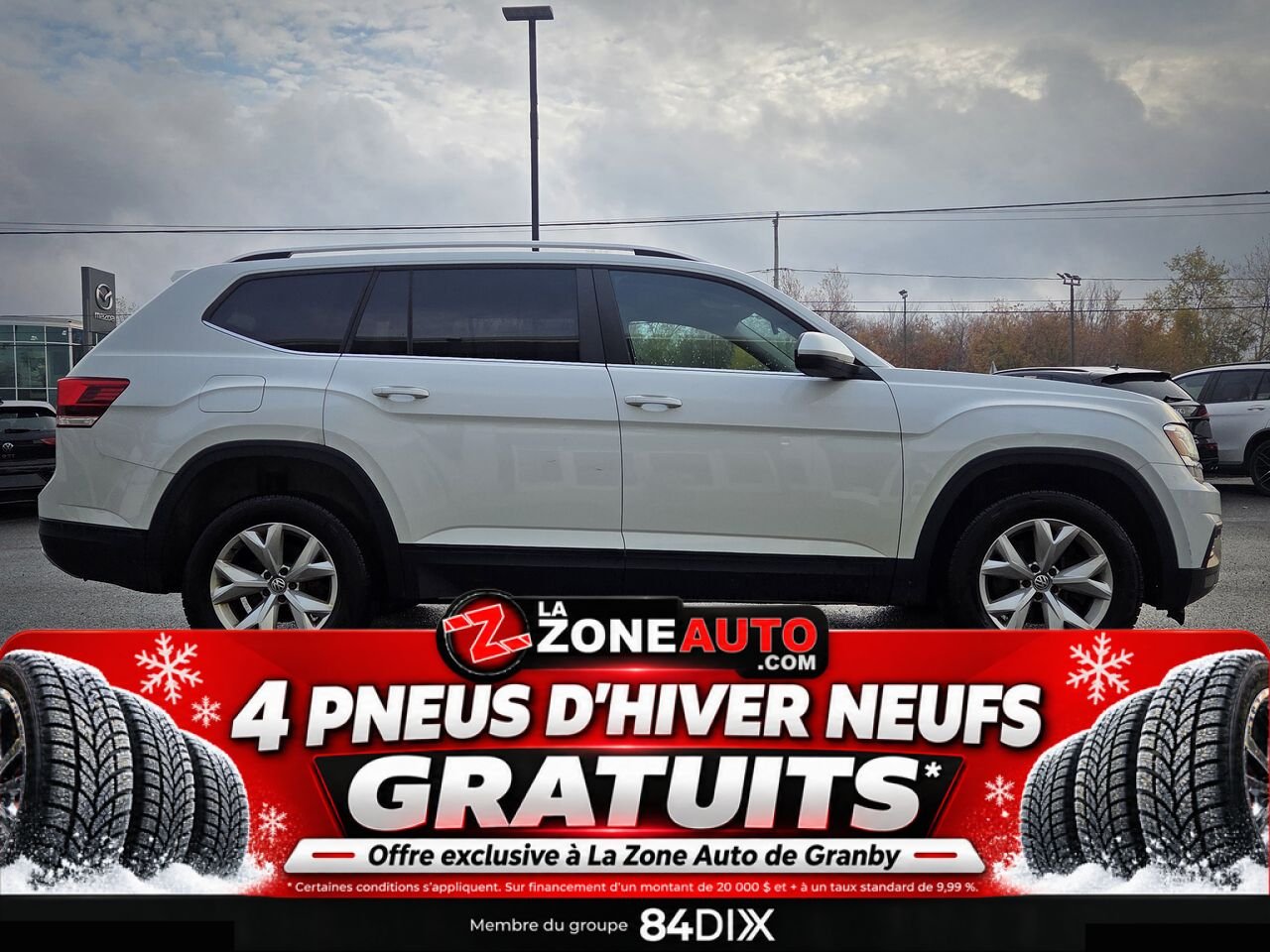 2019 Volkswagen Atlas V6 White Granby - photo #7