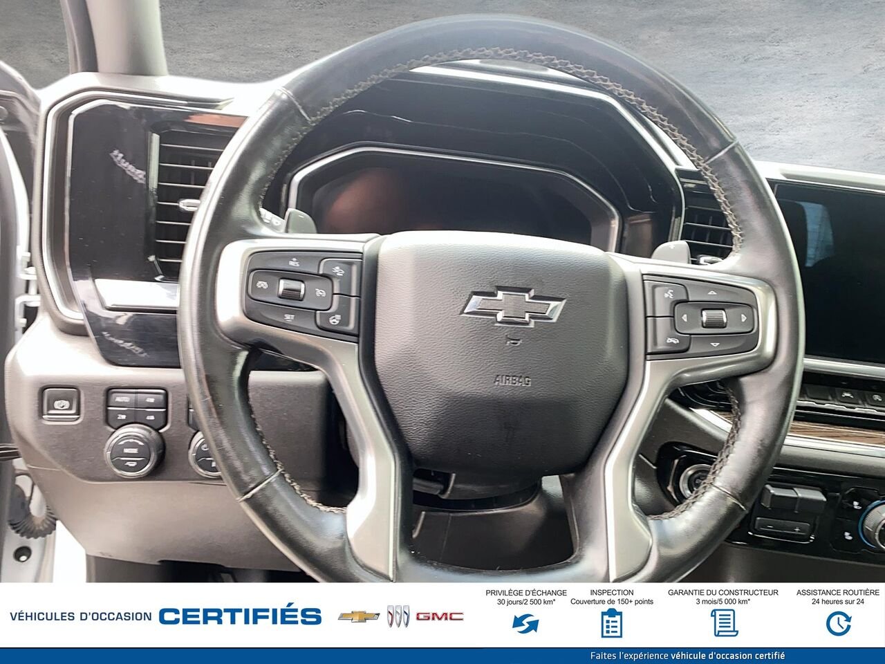 CHEVROLET SILVERADO LT Trail Boss cabine multiplace 4RM 157 po 2024 Blanc Montmagny - photo #11