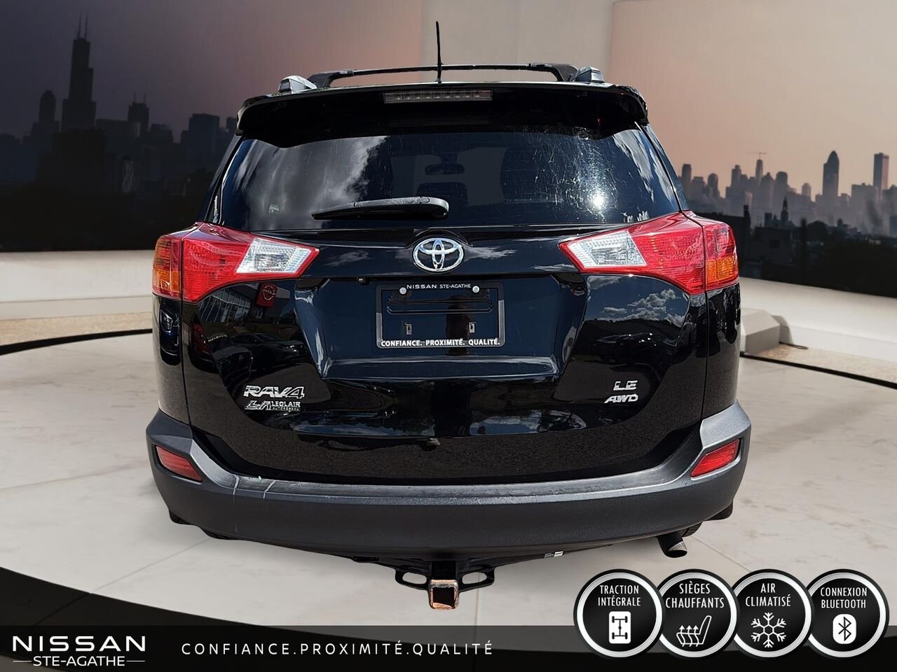 Toyota RAV4 2015 Noir Saint-Jérôme - photo #3