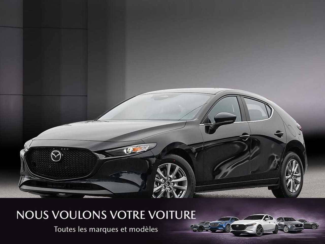 Mazda Mazda3 Sport JM1BPAKL7T1889461 2026 Noir de jais mica Mirabel - photo #0