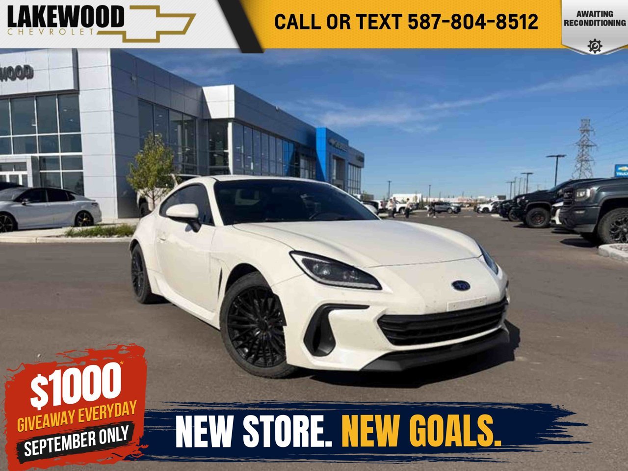 2022 Subaru BRZ Sport-tech Manual White Sherwood Park - photo #0