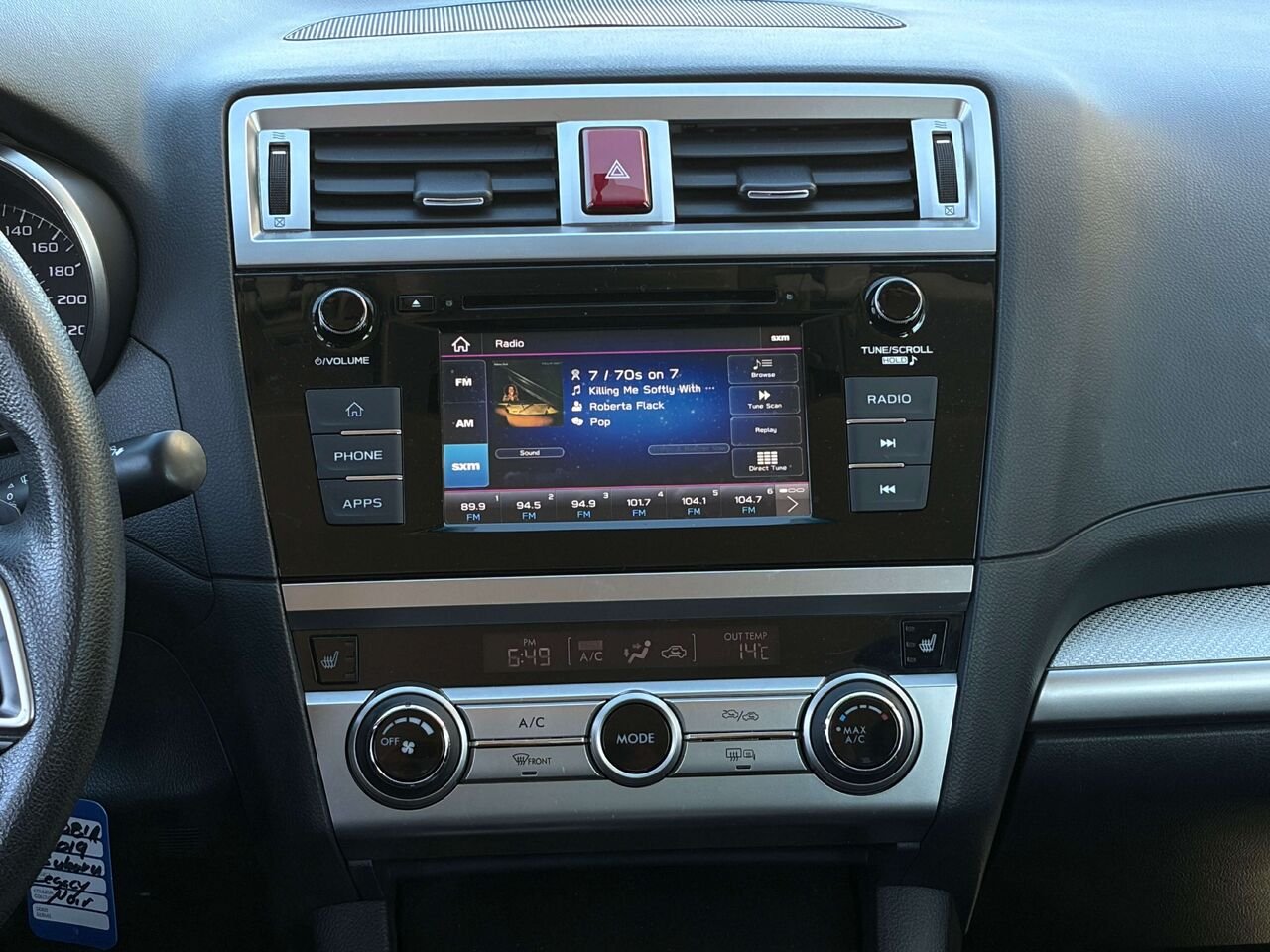 Subaru Legacy 2.5i CVT 2019 Noir Gatineau - photo #15