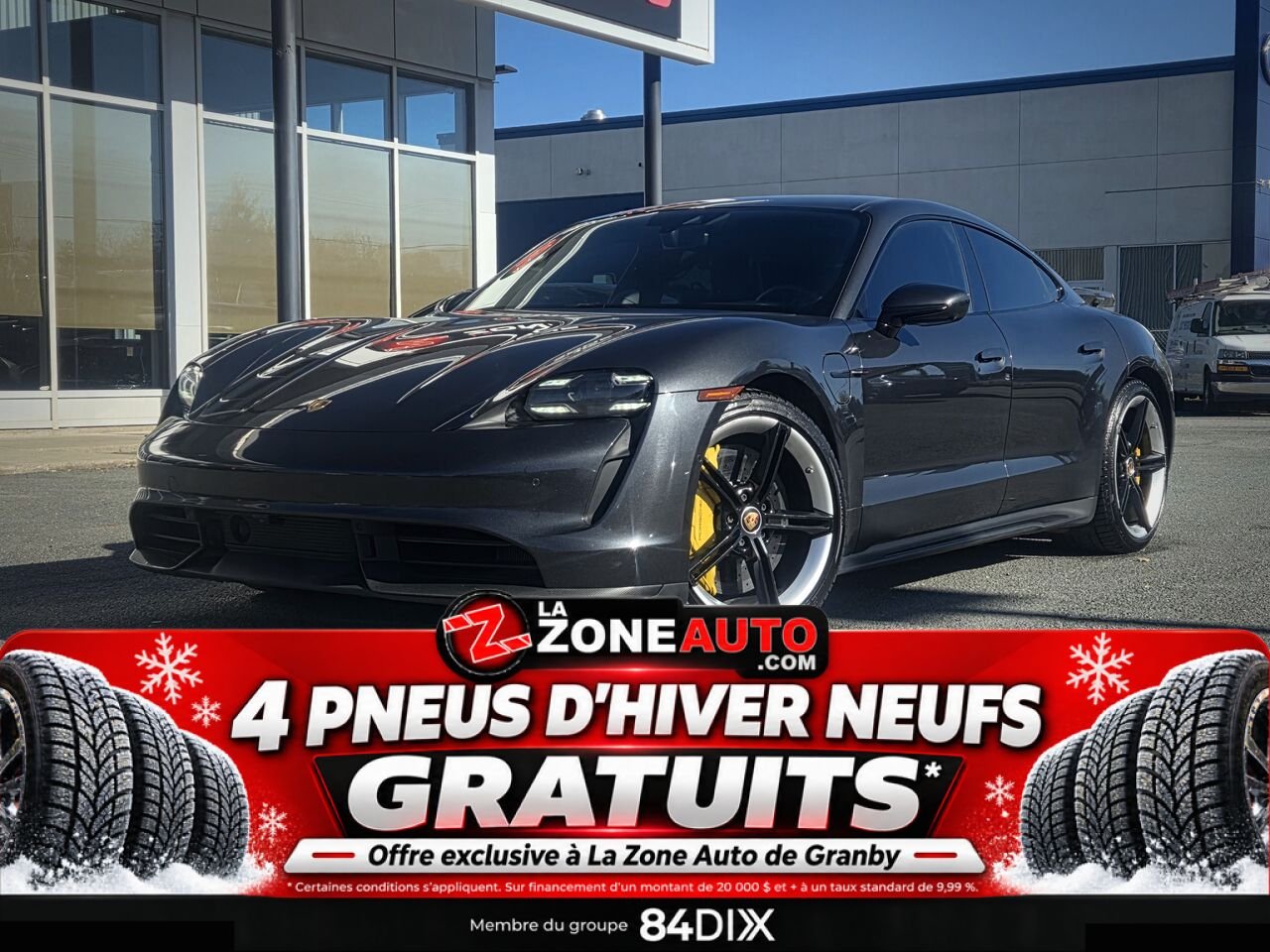 Porsche Taycan Turbo S 2020 Gris Granby - photo #0
