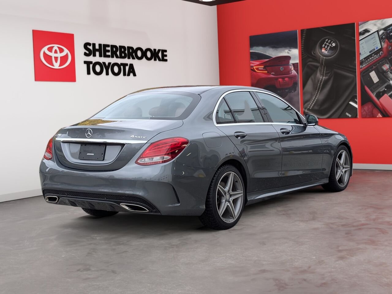Mercedes-Benz Classe-C C-CLASS C300/SIÈGES CHAUFFANTS ET EN CUIR/AC BIZONE/CAMÉRA DE RECUL 2017 Gris Sherbrooke - photo #3