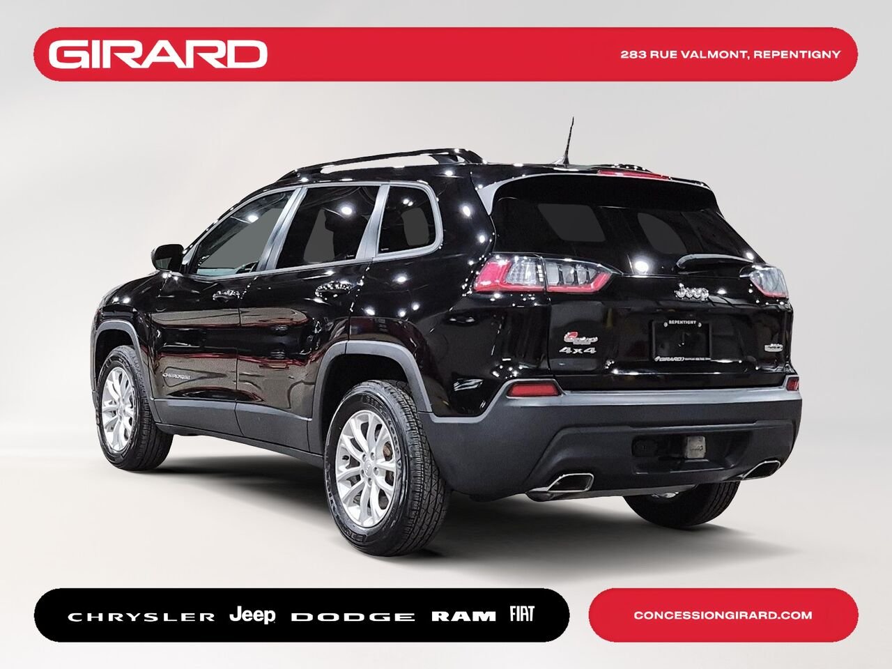 2022 JEEP CHEROKEE Black Repentigny - photo #7