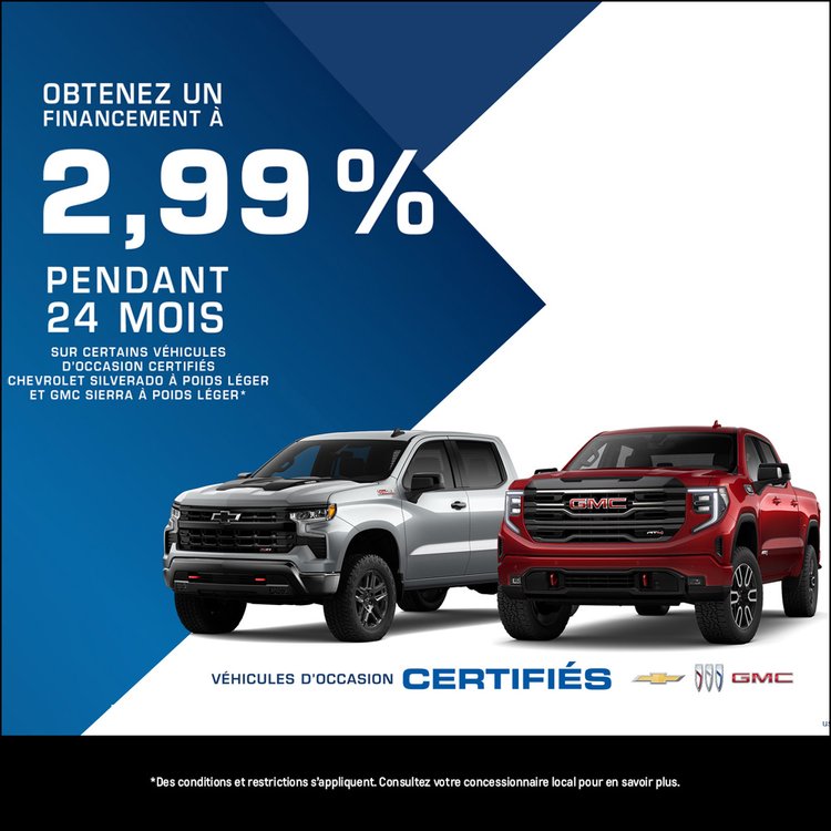 GM octobre PROMO Silverado Sierra FR 1 2 1
