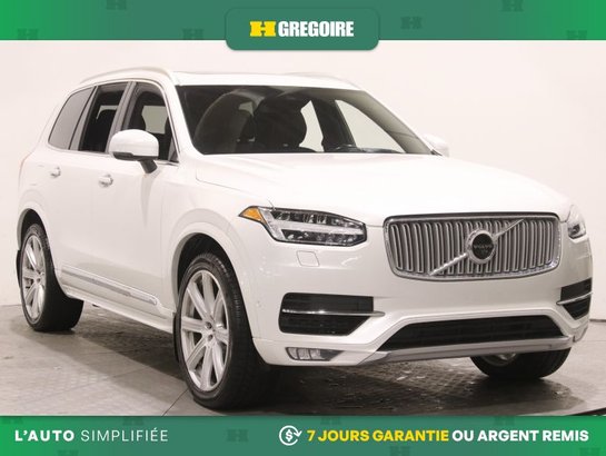2019 Volvo XC90 Inscription AUTO A/C CUIR TOIT NAV CAM RECUL BLEUT White