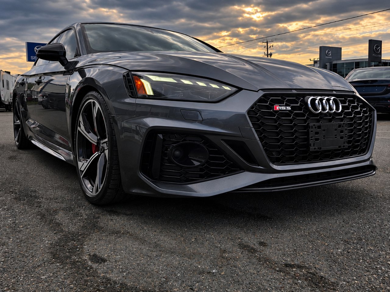 Audi RS 5 Sportback 2022 Gris Granby - photo #8