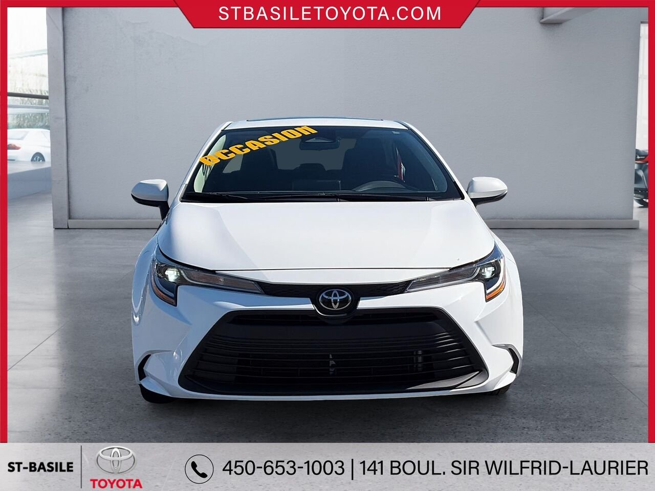 TOYOTA COROLLA 2023 Blanc Saint-Basile-le-Grand - photo #1