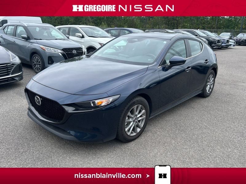 Mazda 3 BE6367 | GS AWD CUIR TOIT OUVRANT BAS KM 2025 Bleu Laval - photo #7