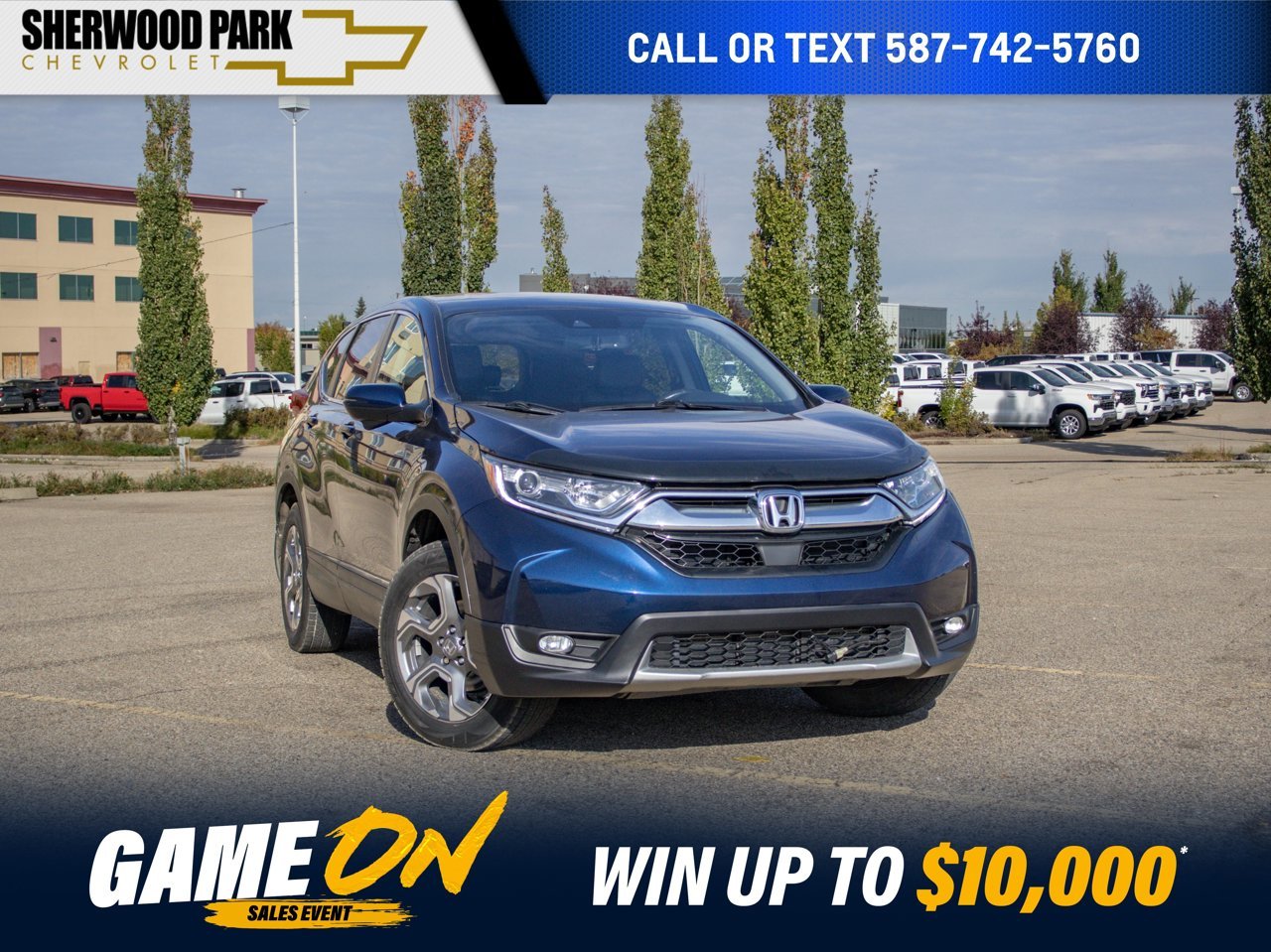2019 Honda CR-V EX-L AWD Blue Sherwood Park - photo #0