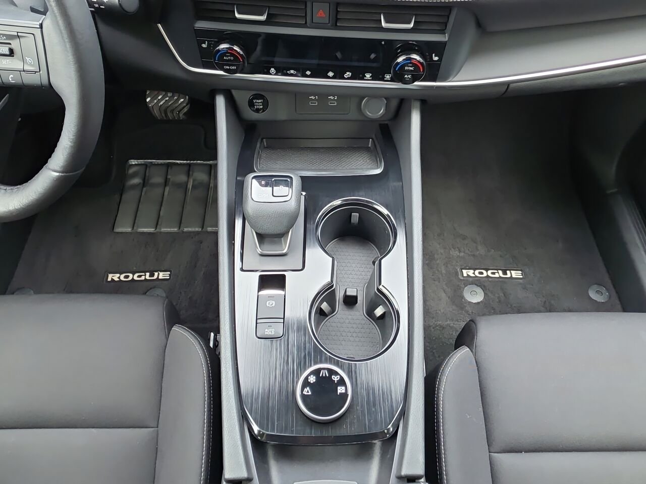 2024 Nissan Rogue S TI AWD, Cruise control, Sièges chauffant, écran tactile Black Val-David - photo #10