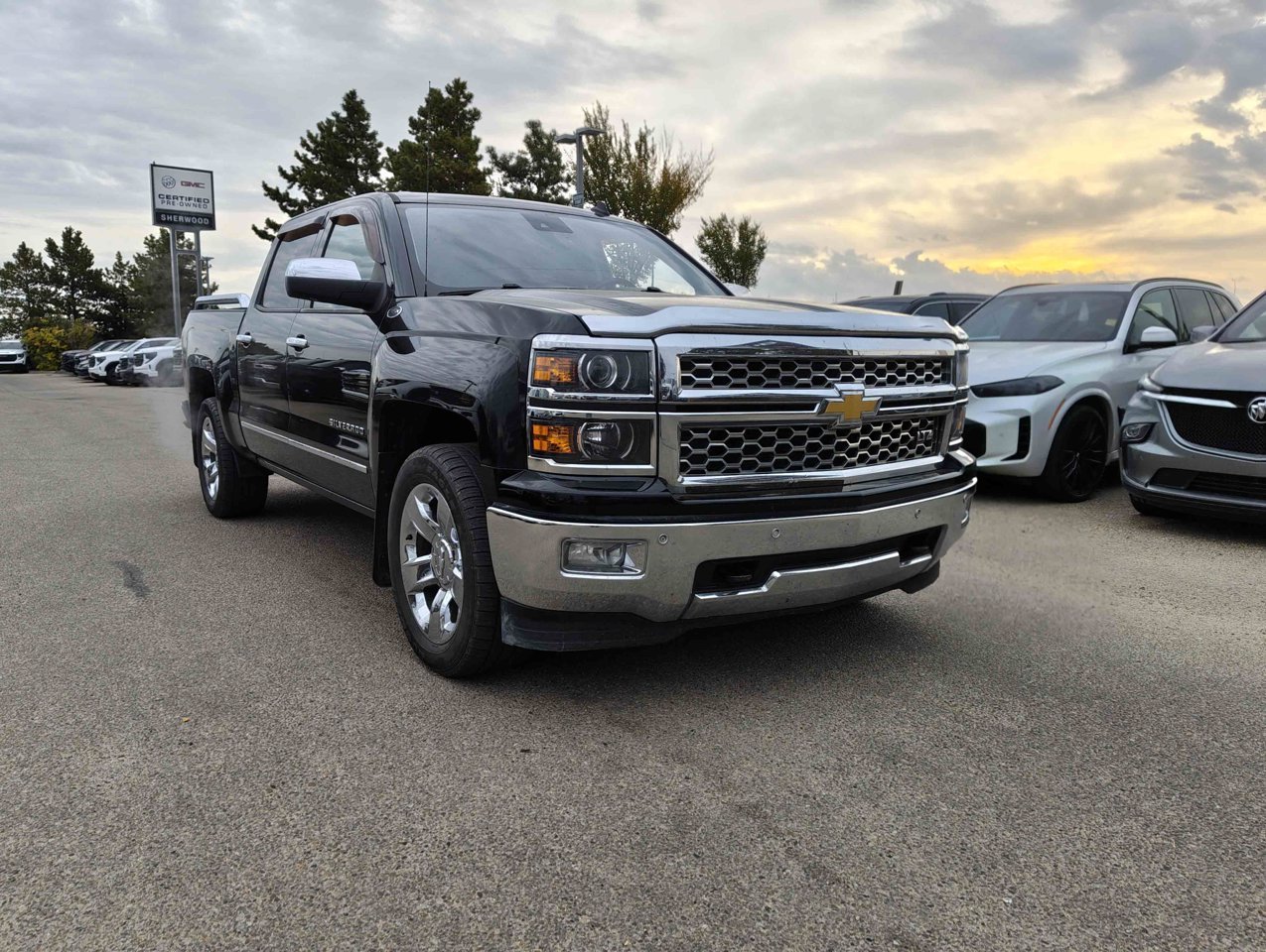 2014 Chevrolet Silverado 1500 4WD Crew Cab Short Box LTZ w/1LZ Black Sherwood Park - photo #2