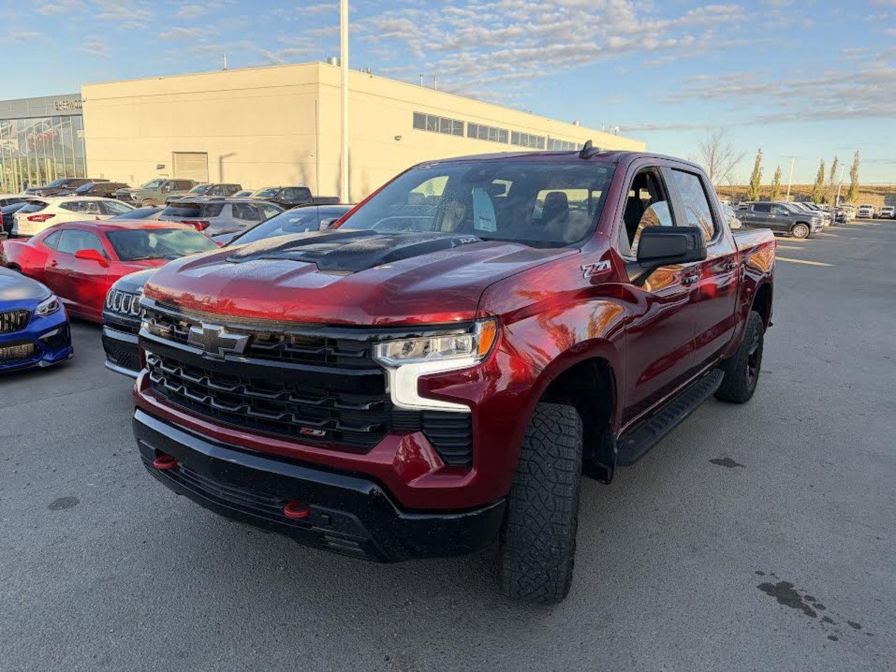 2024 Chevrolet Silverado 1500 4WD Crew Cab 147 LT Trail Boss Red Sherwood Park - photo #2