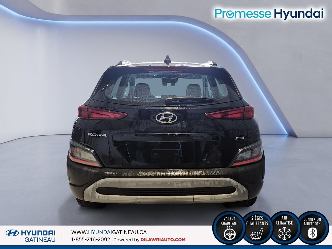 2023 Hyundai Kona 2.0L Essential *** awd , sieges chauffant , certifier *** Black Ottawa & Gatineau - photo #2