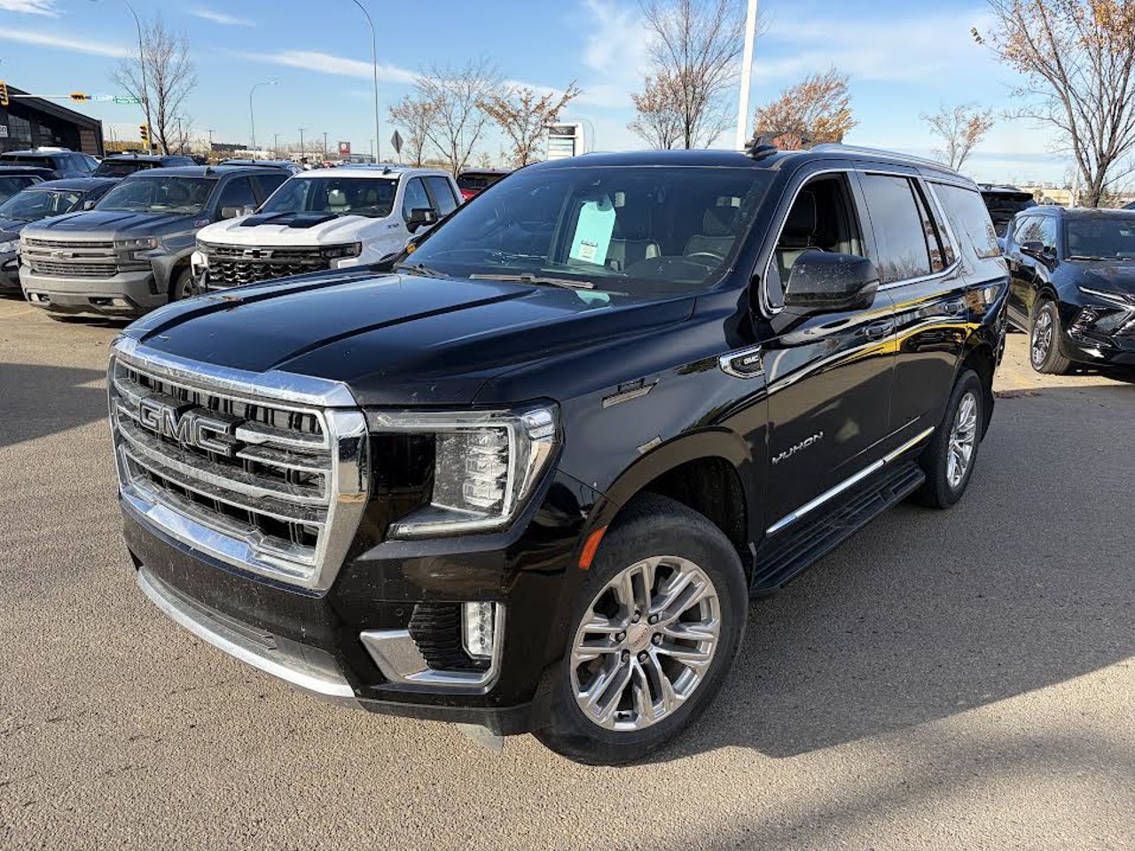 2021 GMC Yukon 4WD 4dr SLT Black Sherwood Park - photo #2