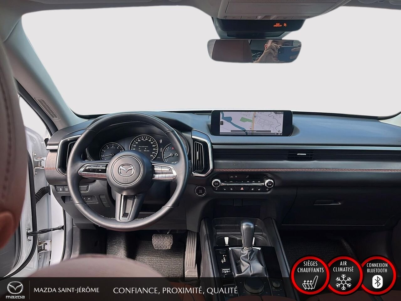 2025 Mazda CX-50 GT | TOIT PANORAMIQUE | CUIR BRUN | AWD | White Saint-Jérôme - photo #23
