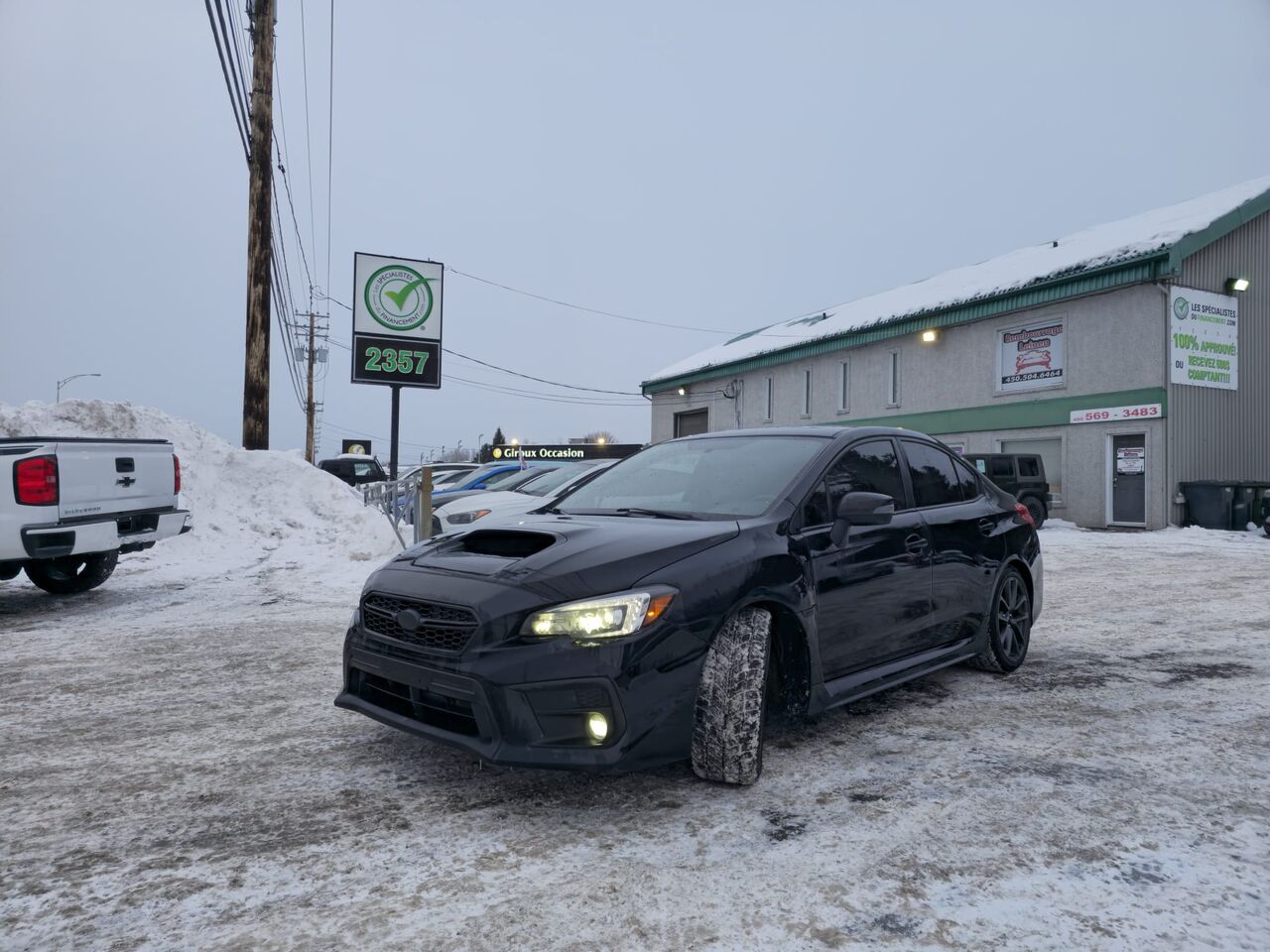 Black 2019 Subaru WRX Sedan  Manual