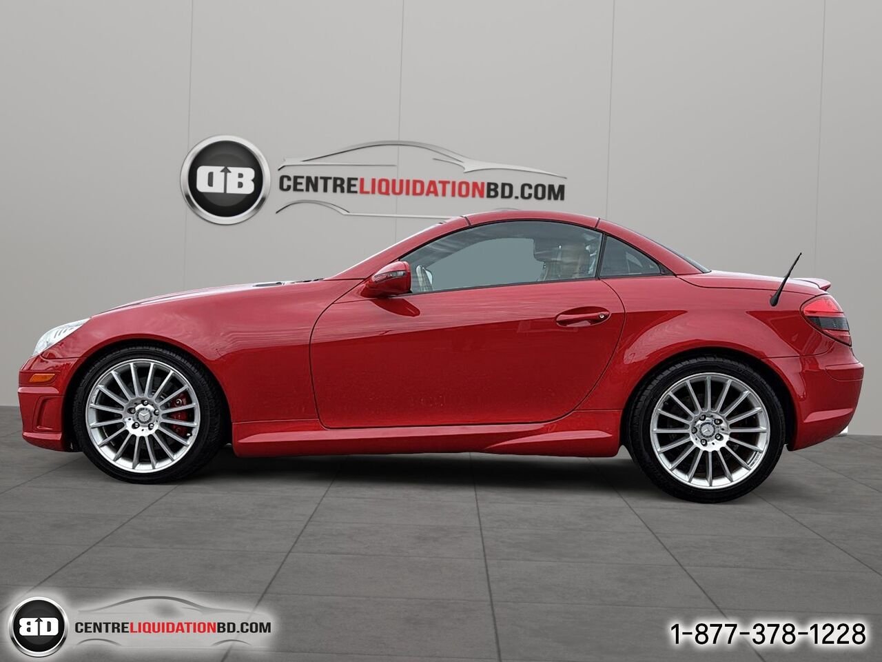 Mercedes-Benz Classe-SLK SLK 350 roadster 2 portes | BD0412 2010 Rouge Granby - photo #8