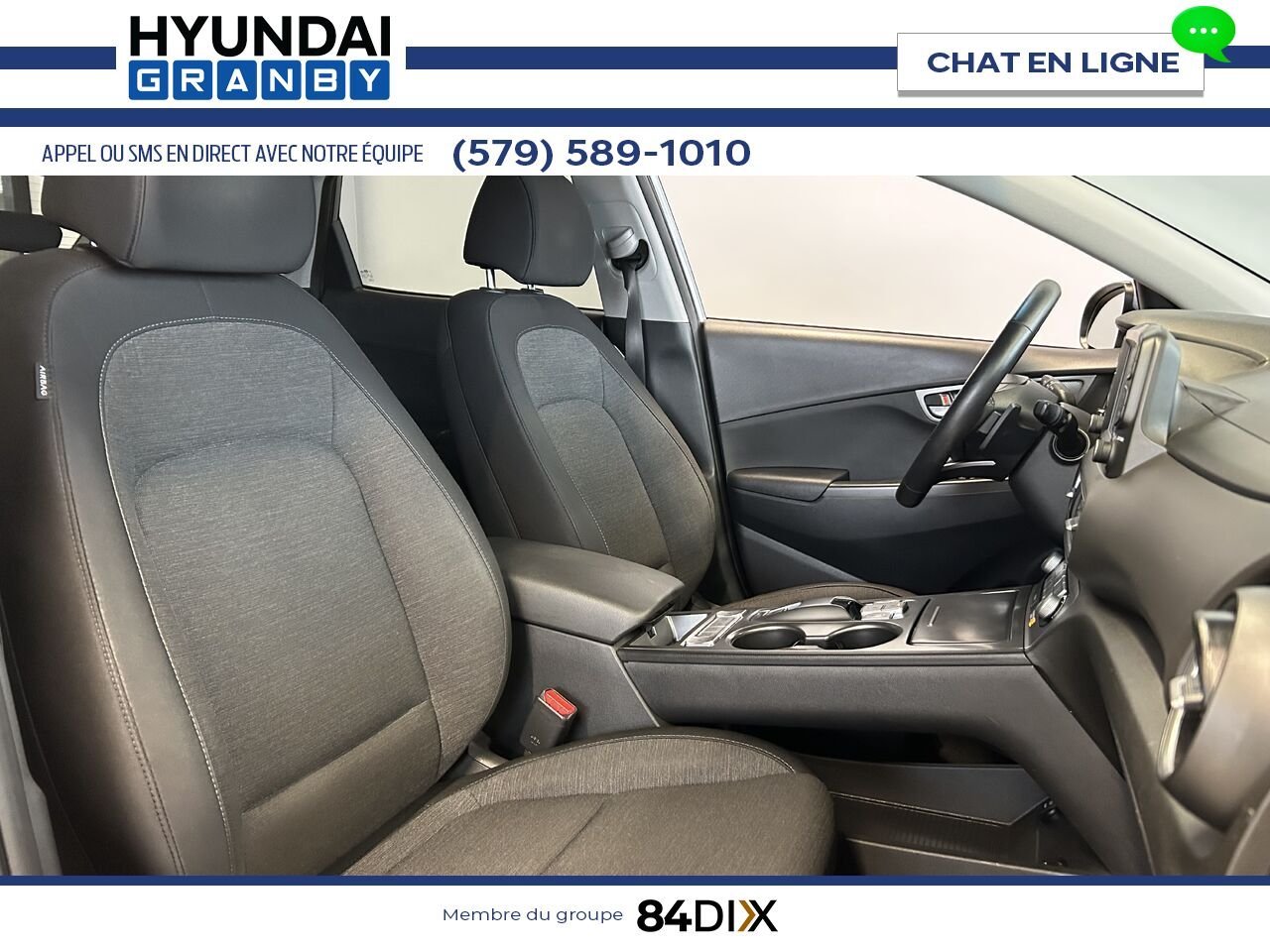 Hyundai Kona électrique 2021 Gris Granby - photo #22