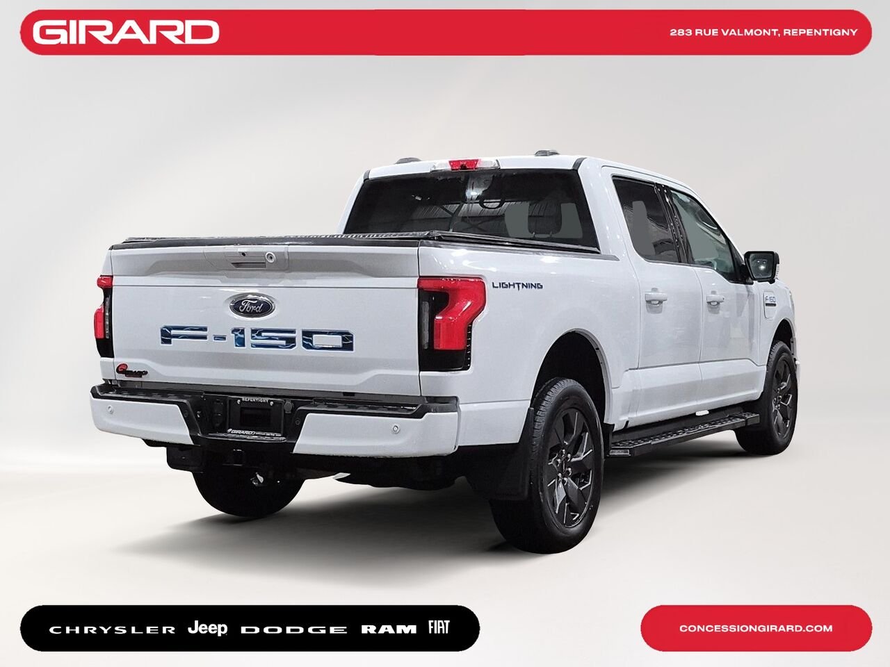Ford F-150 LIGHTNING 2023 Blanc Repentigny - photo #5