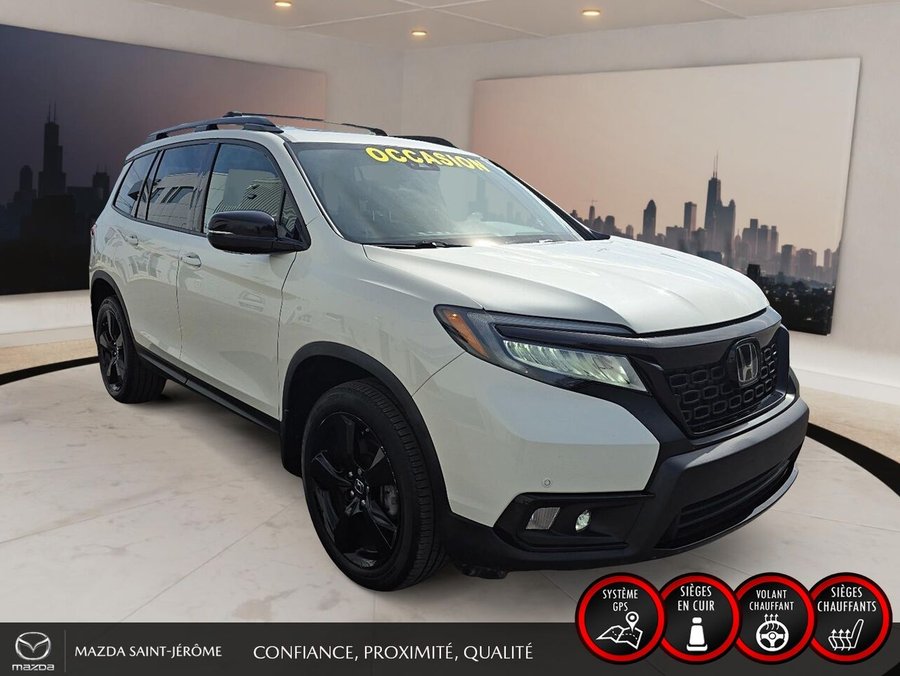 2019 Honda Passport Touring | TOIT OUVRANT | CUIR | AWD | White