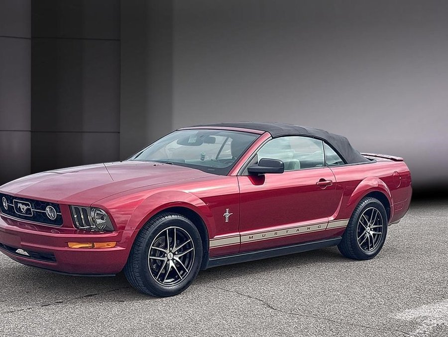 Ford Mustang V6 | décapotable | mags 2007 Rouge vif métallisé