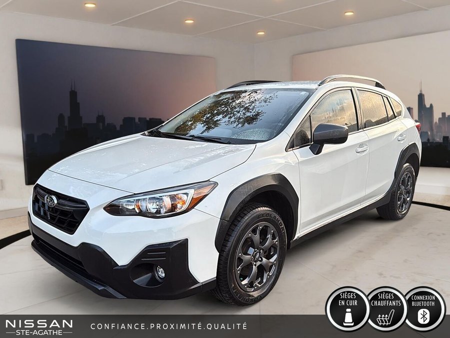 2022 Subaru Crosstrek AWD|JAMAIS ACCIDENTÉ|CUIR White