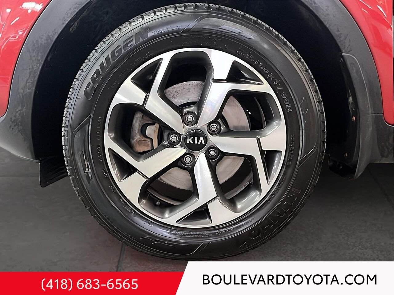 2021 Kia Sportage 99685B-105 | LX, AWD Red Québec - photo #6